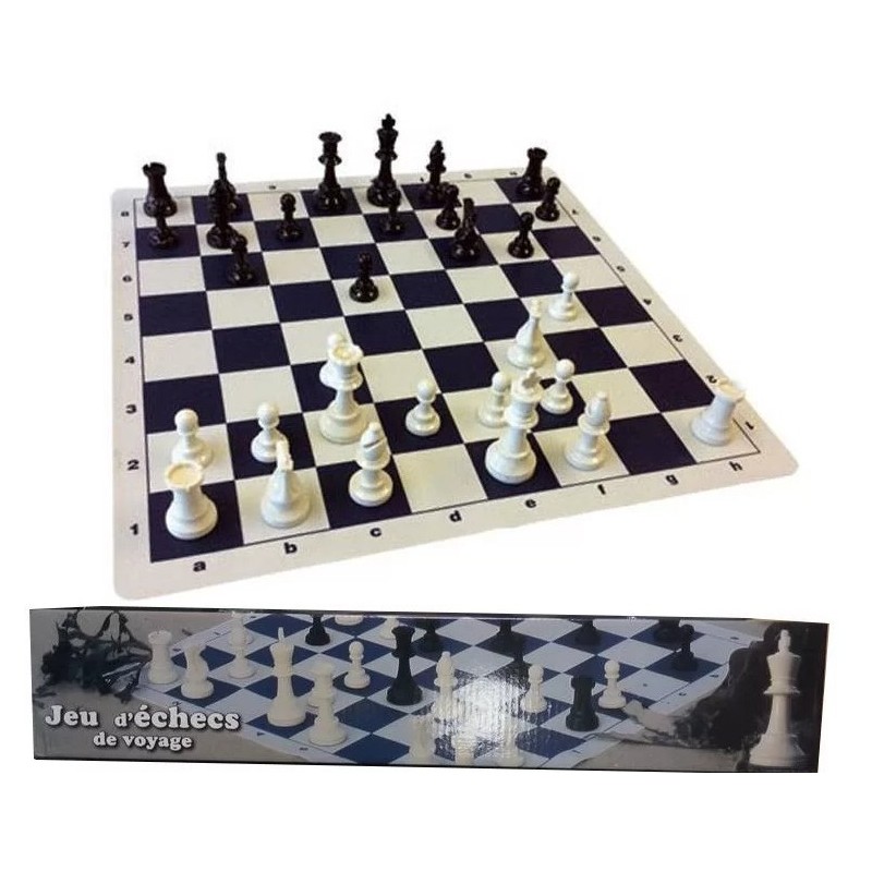 Jeu d'échec Voyage - Tube silicone