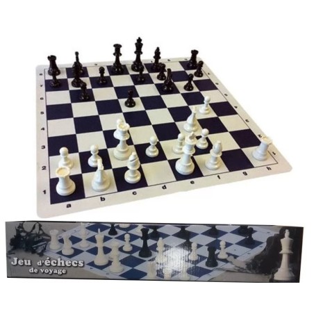 Jeu d'échec Voyage - Tube silicone