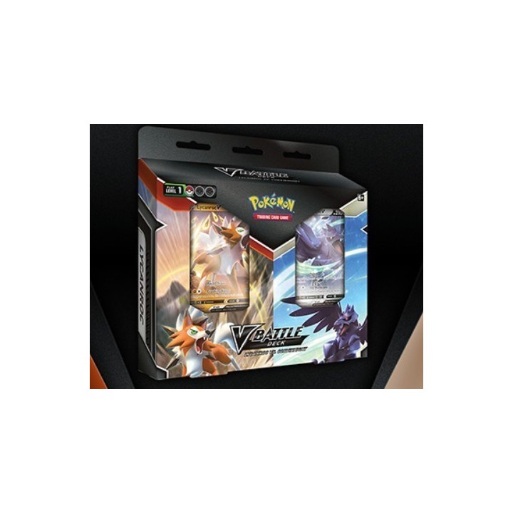 Pokémon Deck Combat - Lougaroc V & Corvaillus V (anglai)