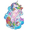 Puzzle en bois : Licorne  - Taile M