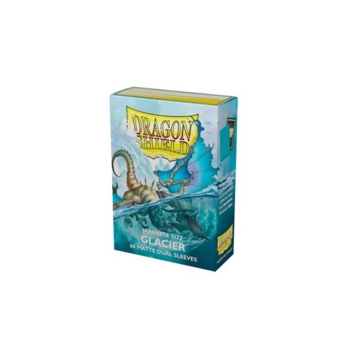 Protège-cartes Dragon Shield - 60 Japanese Sleeves Matte Glacier - Miniom