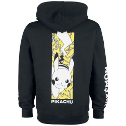 Sweat-shirt zippé à capuche Pokémon : Attacking Pika ! - Taille XL