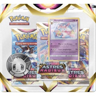 Booster Tri-Pack Pokémon Epée et Bouclier : Astres Radieux - Nymphali EB10