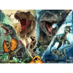 Puzzle Ravensburger Pièces XXL - Jurassic World 3 : Les Éspèces de Dinosaures - 100 Pièces