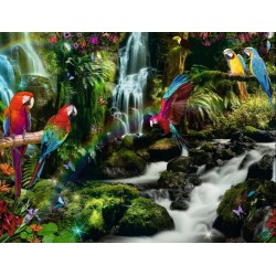 Puzzle Ravensburger : Le Paradis des Perroquets - 2000 Pièces