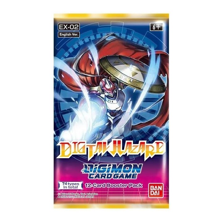 Booster Digimon Card Game Digital Hazard EX-02 Anglais