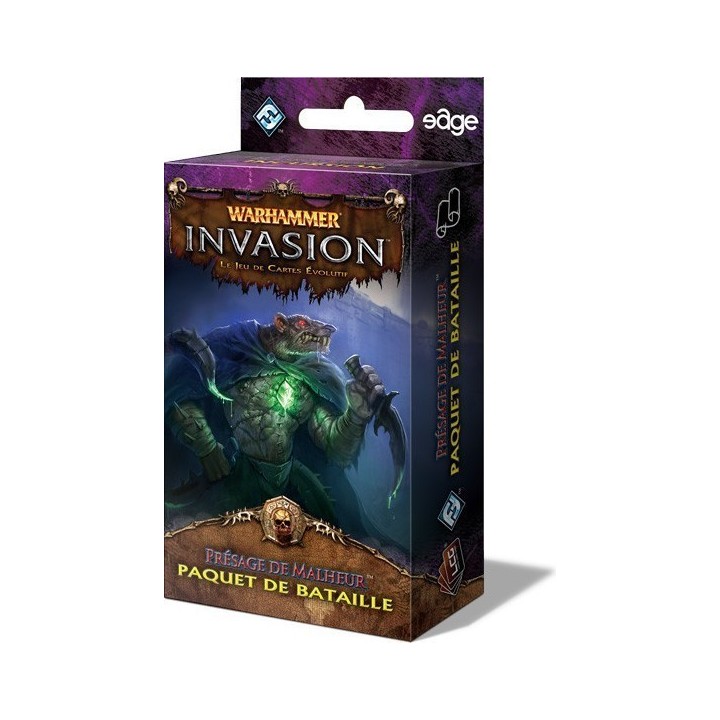 Jeux de société - Occasion - Warhammer Invasion : Extension Présage de Malheur