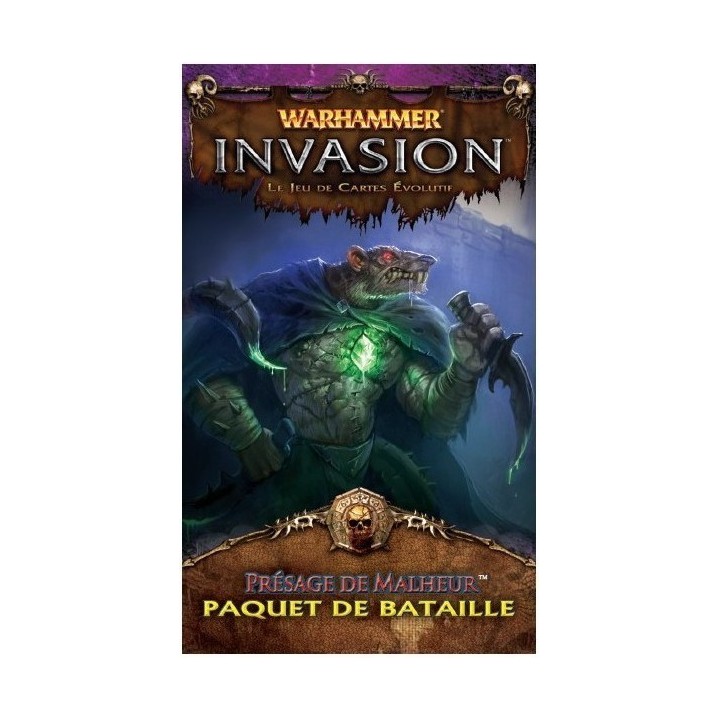 Jeux de société - Occasion - Warhammer Invasion : Extension Présage de Malheur