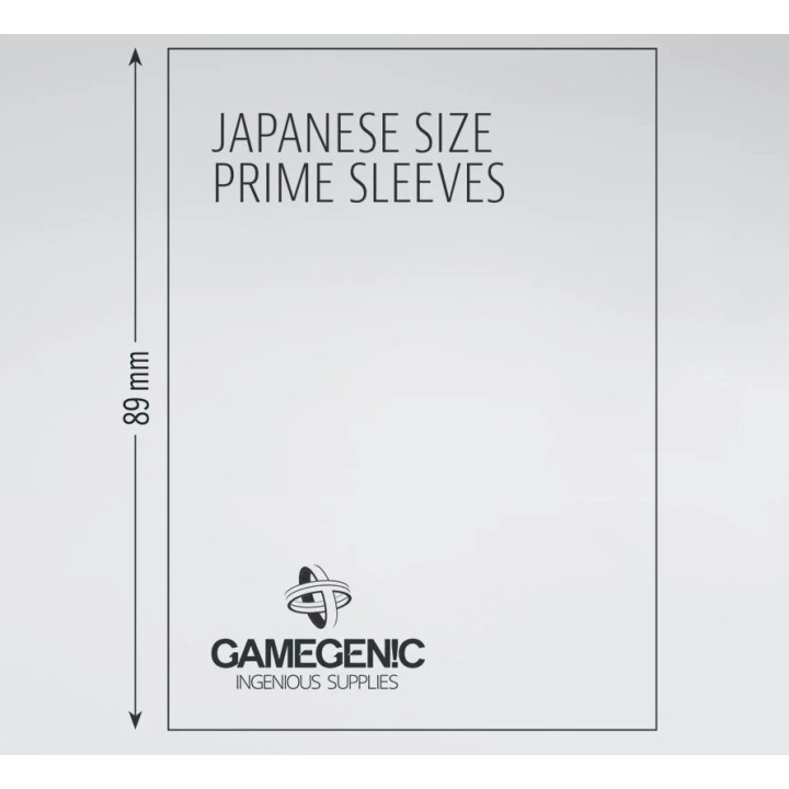 Protège-cartes Gamegenic - 60 Japanese Prime Sleeves - Lime