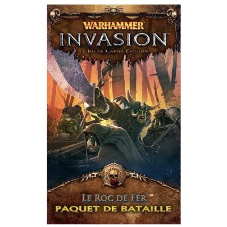 Jeux de société - Occasion - Warhammer Invasion : Extension Le Roc de Fer