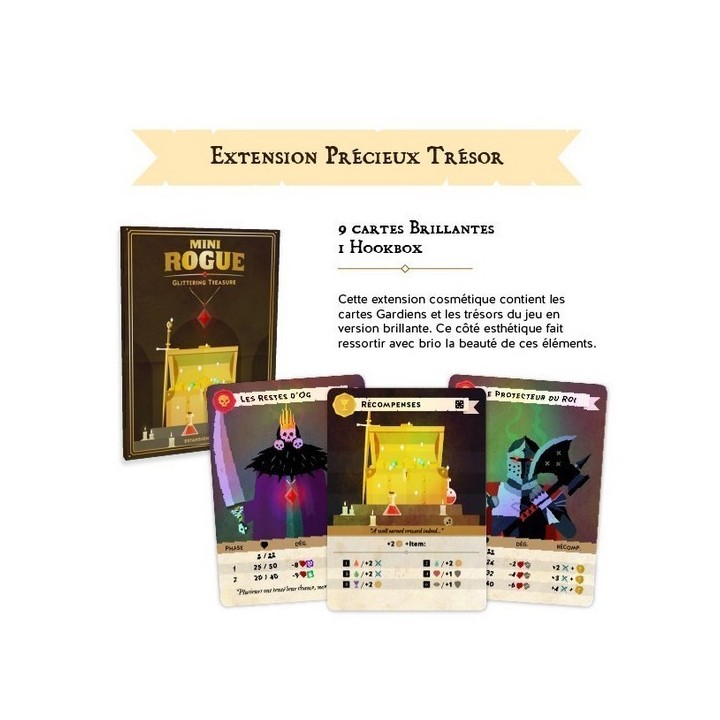 Jeux de société - Mini Rogue : Extension Précieux Trésor