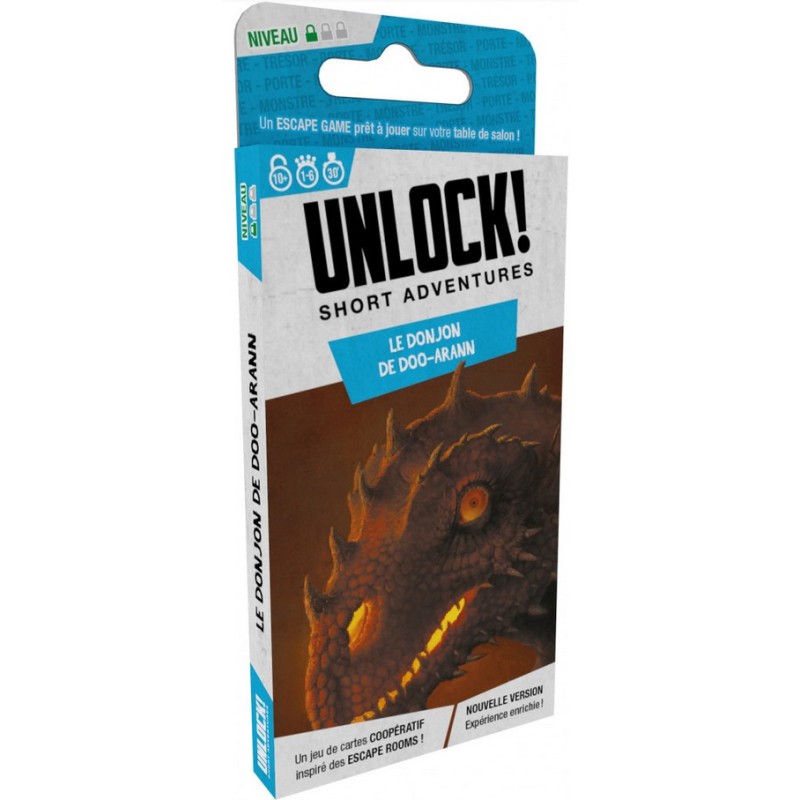 Jeux de société - Unlock ! Short Adventures - Niveau 1 : Le Donjon de Doo-Arann