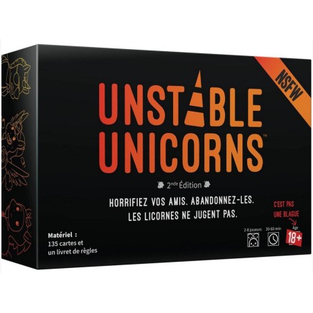 Jeux de société - Unstable Unicorns : NSFW