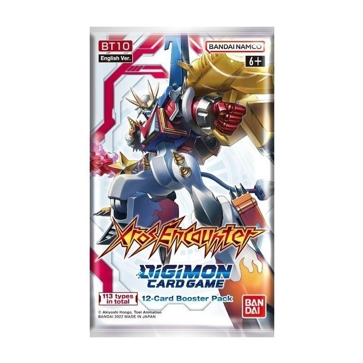 Booster Digimon Card Game Xros Encounter BT10 Anglais