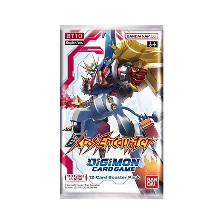 Booster Digimon Card Game Xros Encounter Boite complète BT10 Anglais