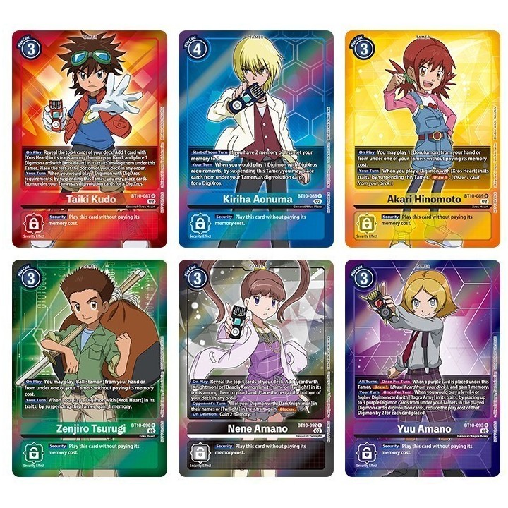 Booster Digimon Card Game Xros Encounter Boite complète BT10 Anglais