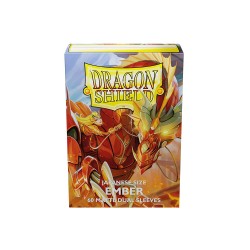 Protège-cartes Dragon Shield - 60 Japanese Sleeves Dual Matte - Ember