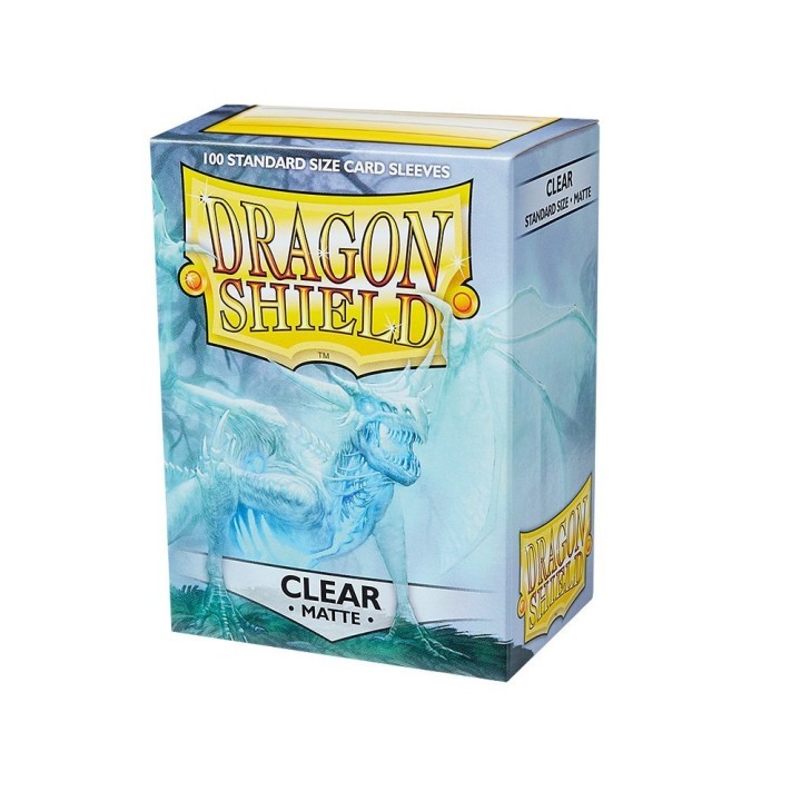 Protège-cartes Dragon Shield - 100 Standard Sleeves Matte Clear