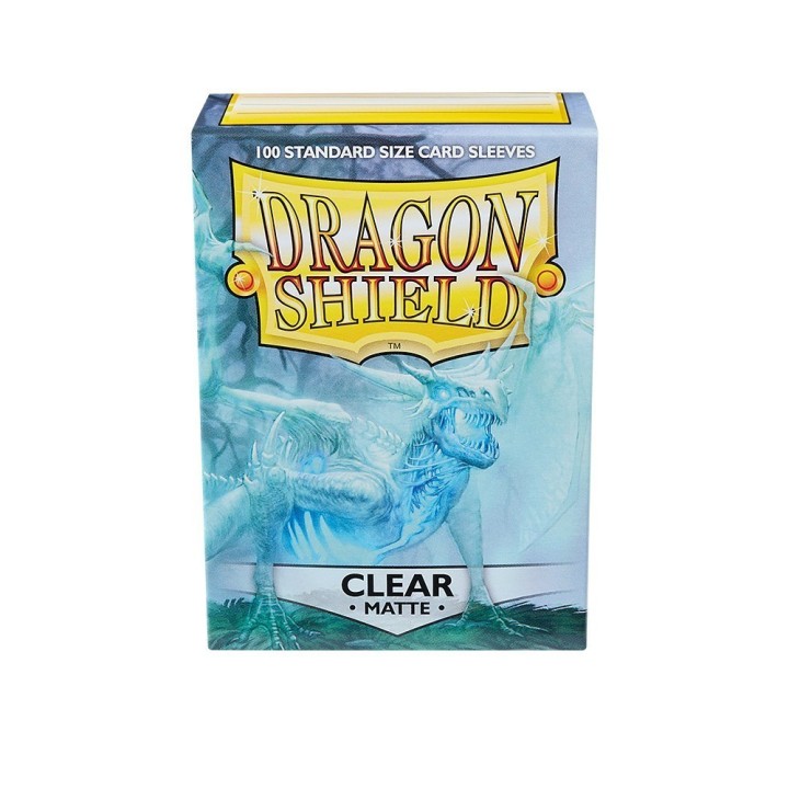 Protège-cartes Dragon Shield - 100 Standard Sleeves Matte Clear