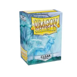 Protège-cartes Dragon Shield - 100 Standard Sleeves Matte Clear