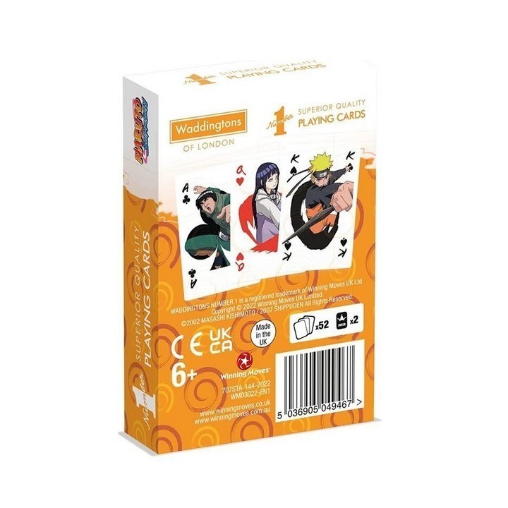 Jeux de société - Jeux de 54 Cartes Naruto