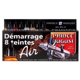 Coffret Prince August Air : Démarrage 8 Teintes