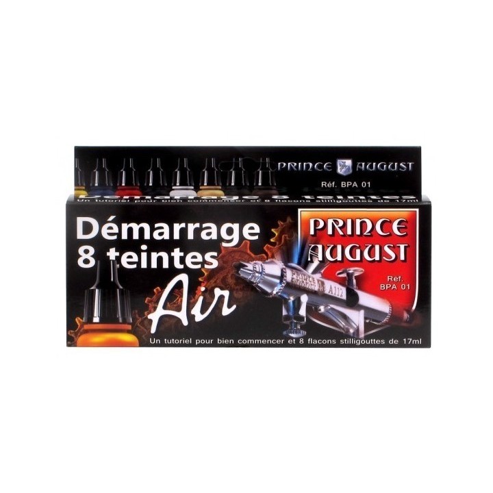 Coffret Prince August Air : Démarrage 8 Teintes