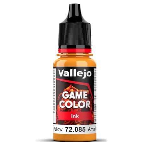 Peinture Vallejo Game Color Ink : Encre Jaune – Yellow