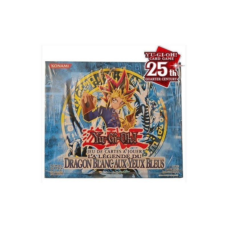 Booster Yu-Gi-Oh! La Légende du Dragon Blanc aux Yeux Bleus 25th édition Boite Complète