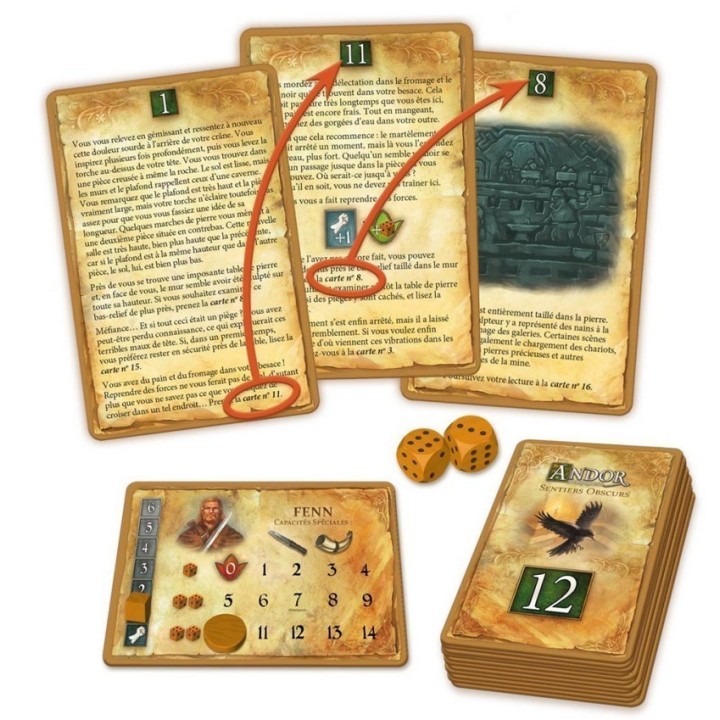 Jeux de société - Andor StoryQuest : Sentiers Obscurs