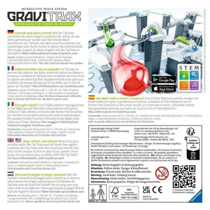 Jeux de société - Gravitrax Expansion Tiptube