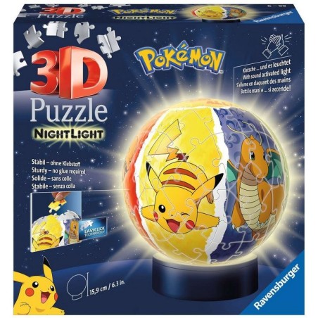 Puzzle Ravensburger 3D : Pokémon Nightlight - 74 Pièces