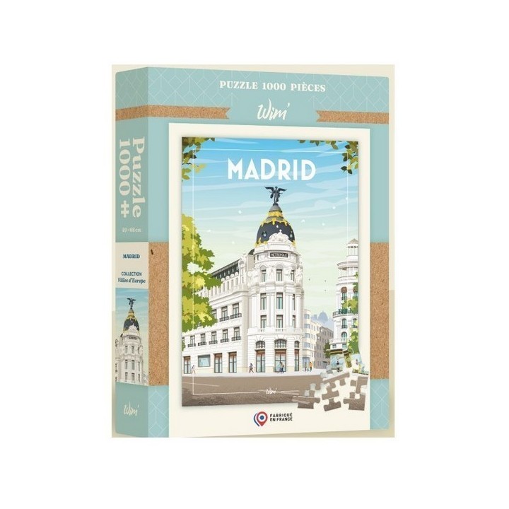 Puzzle Wim : Madrid - 1000 Pièces