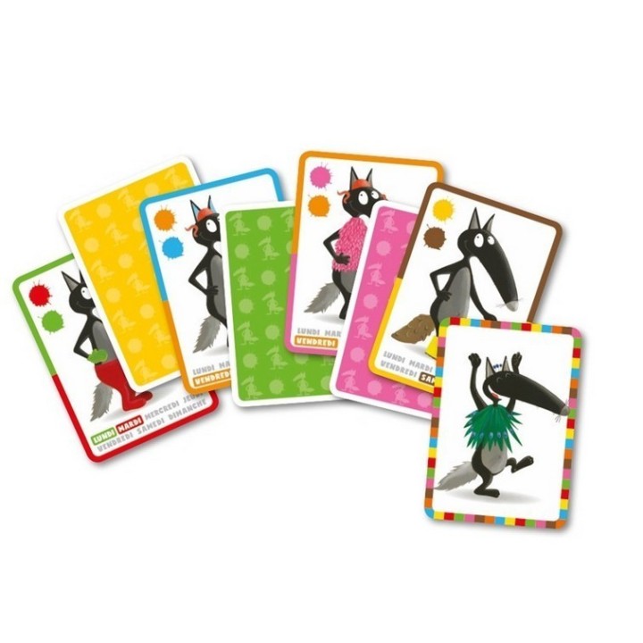 Jeux de société - Le Jeu de Cartes du Loup qui Voulait Changer de Couleur