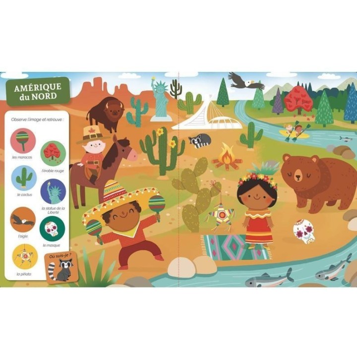 Livre Jeu - Cherche et Trouve des Tout-Petits : Autour du Monde