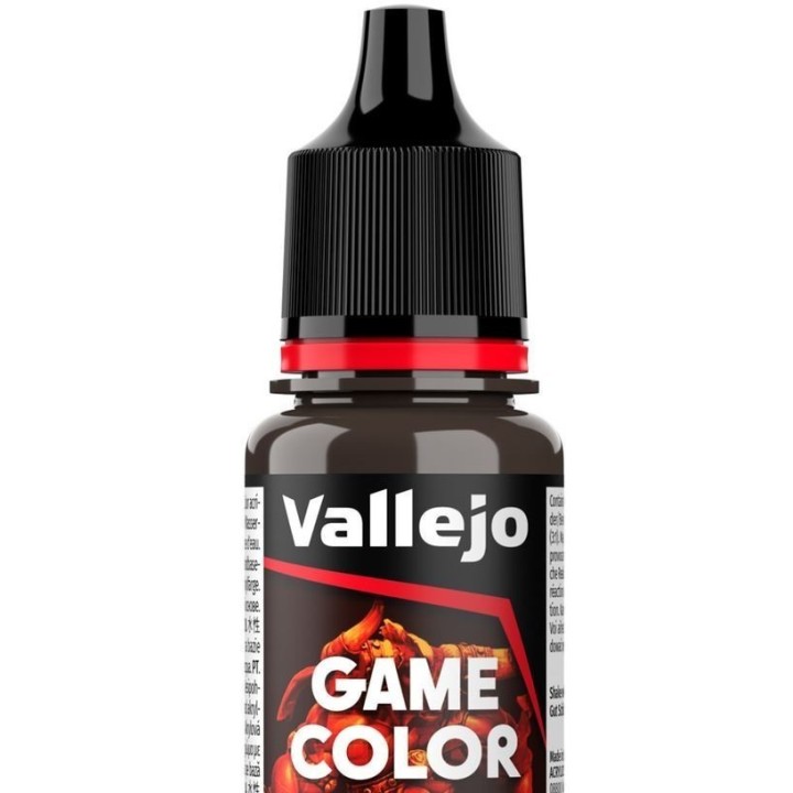 Peinture Vallejo Game Color : Brun Carbonisé – Charred Brown