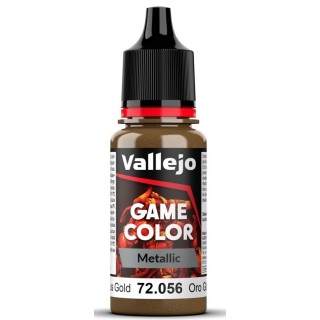 Peinture Vallejo Game Color :  Metal – Or Poli – Polished Gold