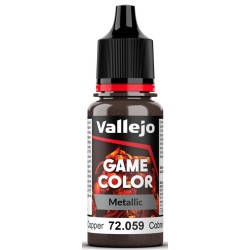 Peinture Vallejo Game Color :  Metal – Bronze Poli – Brassy Brass