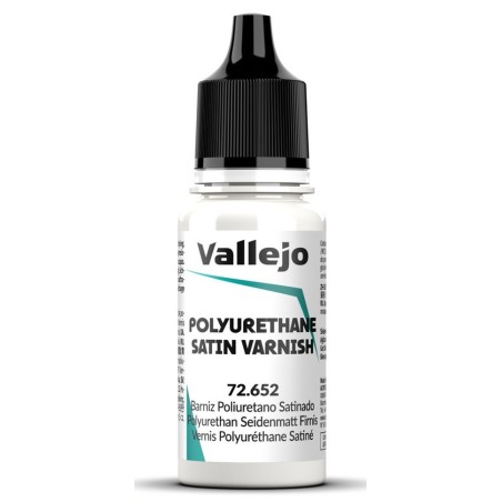 Vernis Vallejo : Vernis Polyuréthane Satiné – Polyurethane Satin Varnish