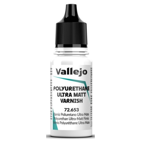 Vernis Vallejo : Vernis Polyuréthane Ultra Mat – Polyurethane Ultra Matt Varnish