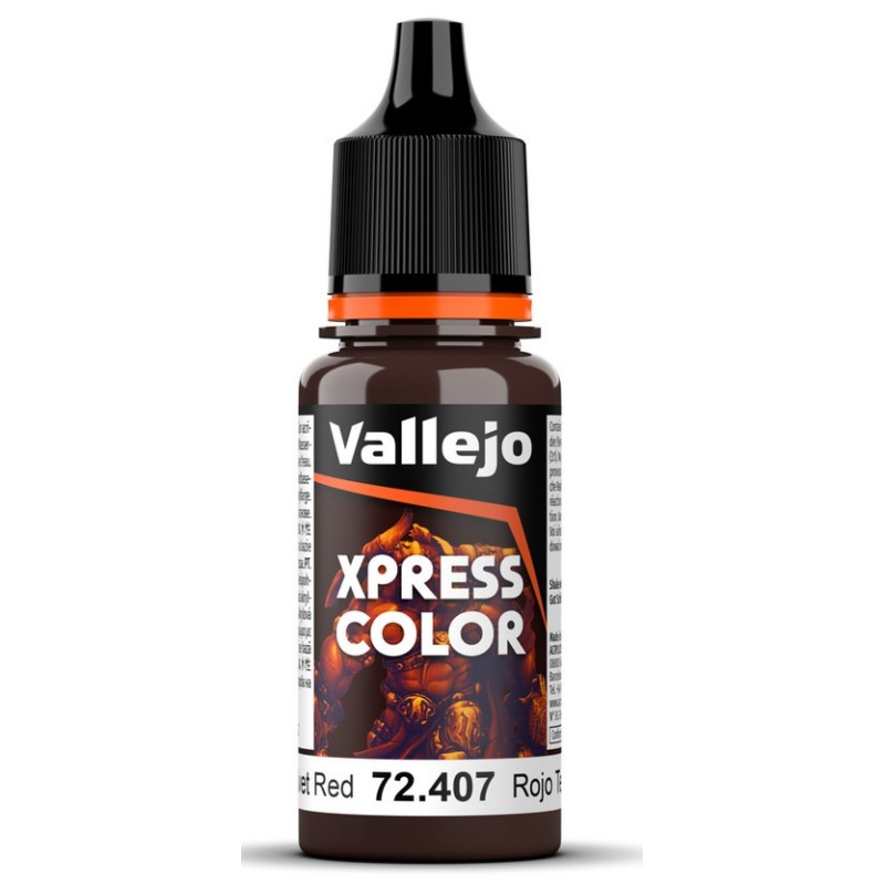 Peinture Vallejo Game Color : Xpress Color – Rouge Velours – Velvet Red