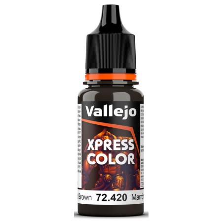 Peinture Vallejo Game Color : Xpress Color – Terre Brune Aride – Wasteland Brown