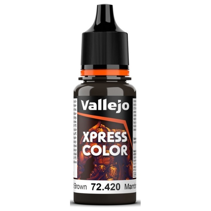 Peinture Vallejo Game Color : Xpress Color – Terre Brune Aride – Wasteland Brown