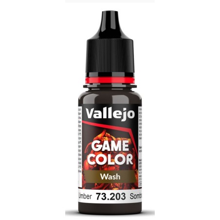 Peinture Vallejo Game Wash : Ombre - Umber