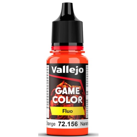 Peinture Vallejo Game Color : Orange Fluo – Fluorescent Orange