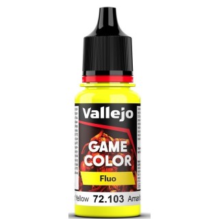 Peinture Vallejo Game : Jaune Fluo – Fluorescent Yellow