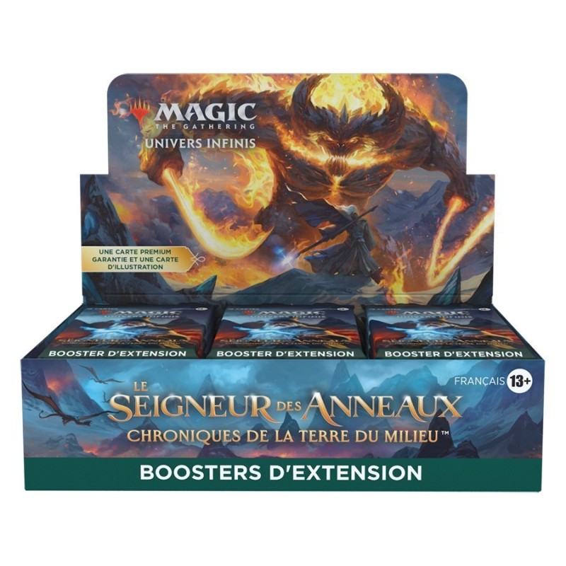 MTG - Booster d'Extension Magic Le Seigneur des Anneaux : chroniques de la Terre du Milieu™ Boite Complète MTG - Booster d'Extension Magic Le Seigneur des Anneaux : chroniques de la Terre du Milieu™ Boite Complète