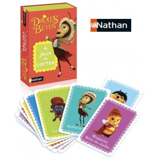 Jeux de société - Jeu de Cartes Drôles de petites bêtes