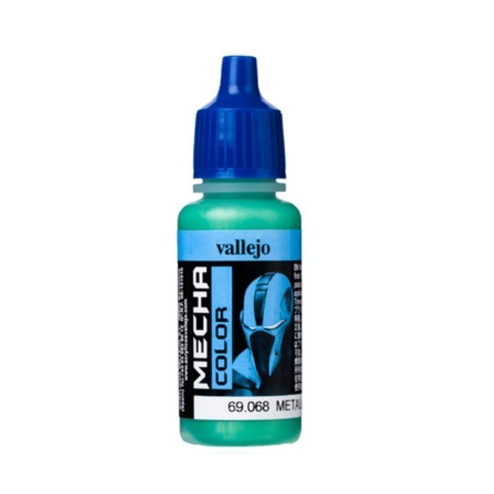 Peinture Vallejo Mecha Color : Vert Métallique - Metallic Green