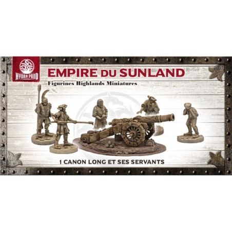 Figurine à peindre : 1 Canon Long du Sunland et ses Servants